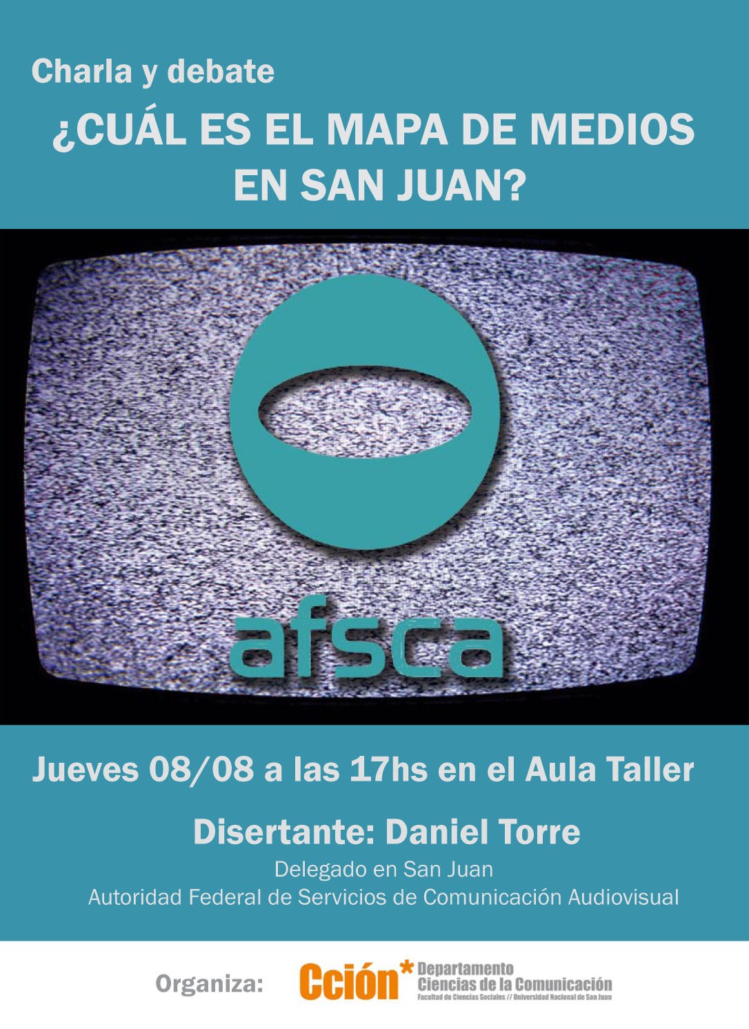 Charla Mapa de Medios en San Juan