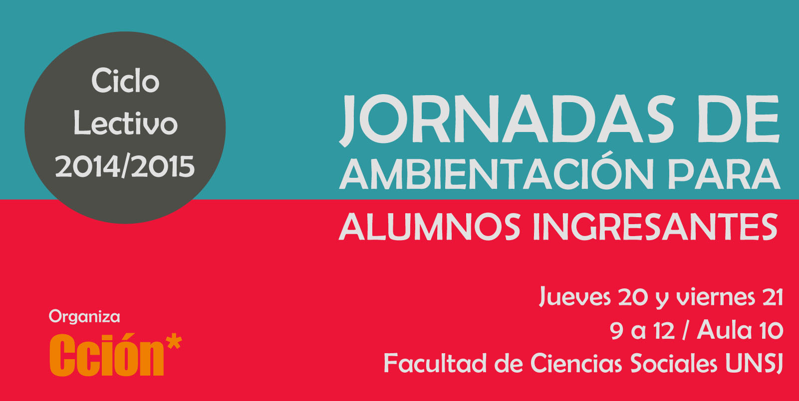 Jornada de ambientación 2014