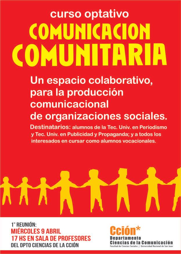Curso optativo Cción Comunitaria 2014