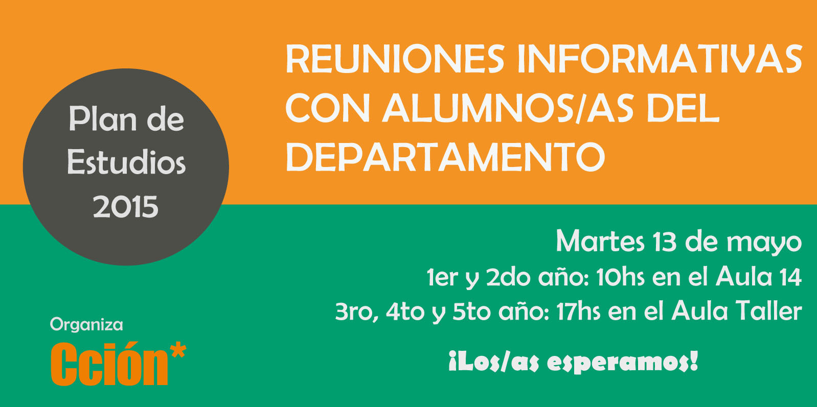 Reunión plan de estudio