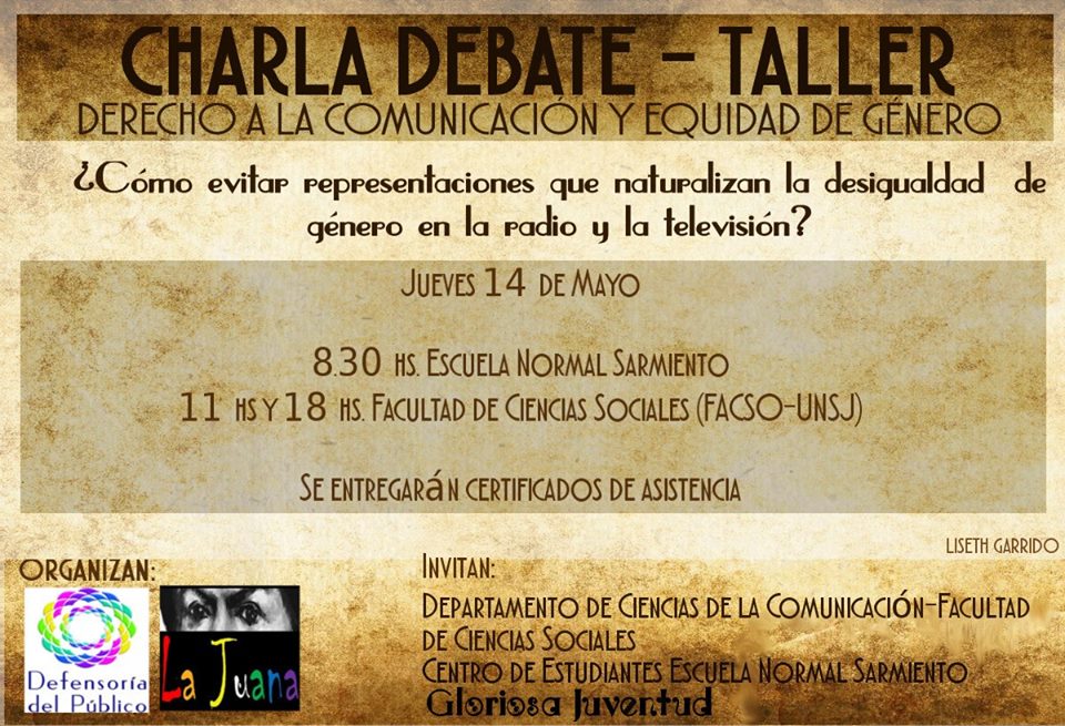 charla taller comunicacion y equidad de género